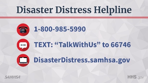 SAMHSA's Disaster Distress Helpline